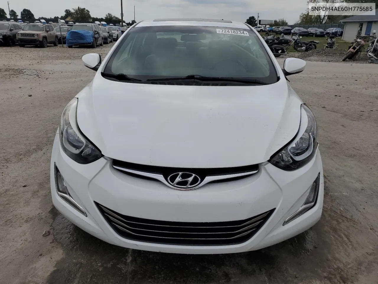 2016 Hyundai Elantra Se VIN: 5NPDH4AE6GH775685 Lot: 72418234