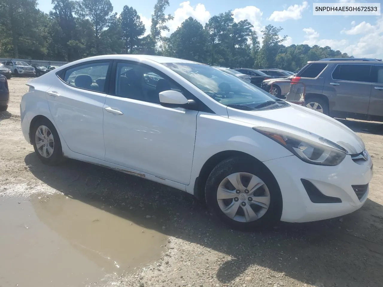 5NPDH4AE5GH672533 2016 Hyundai Elantra Se