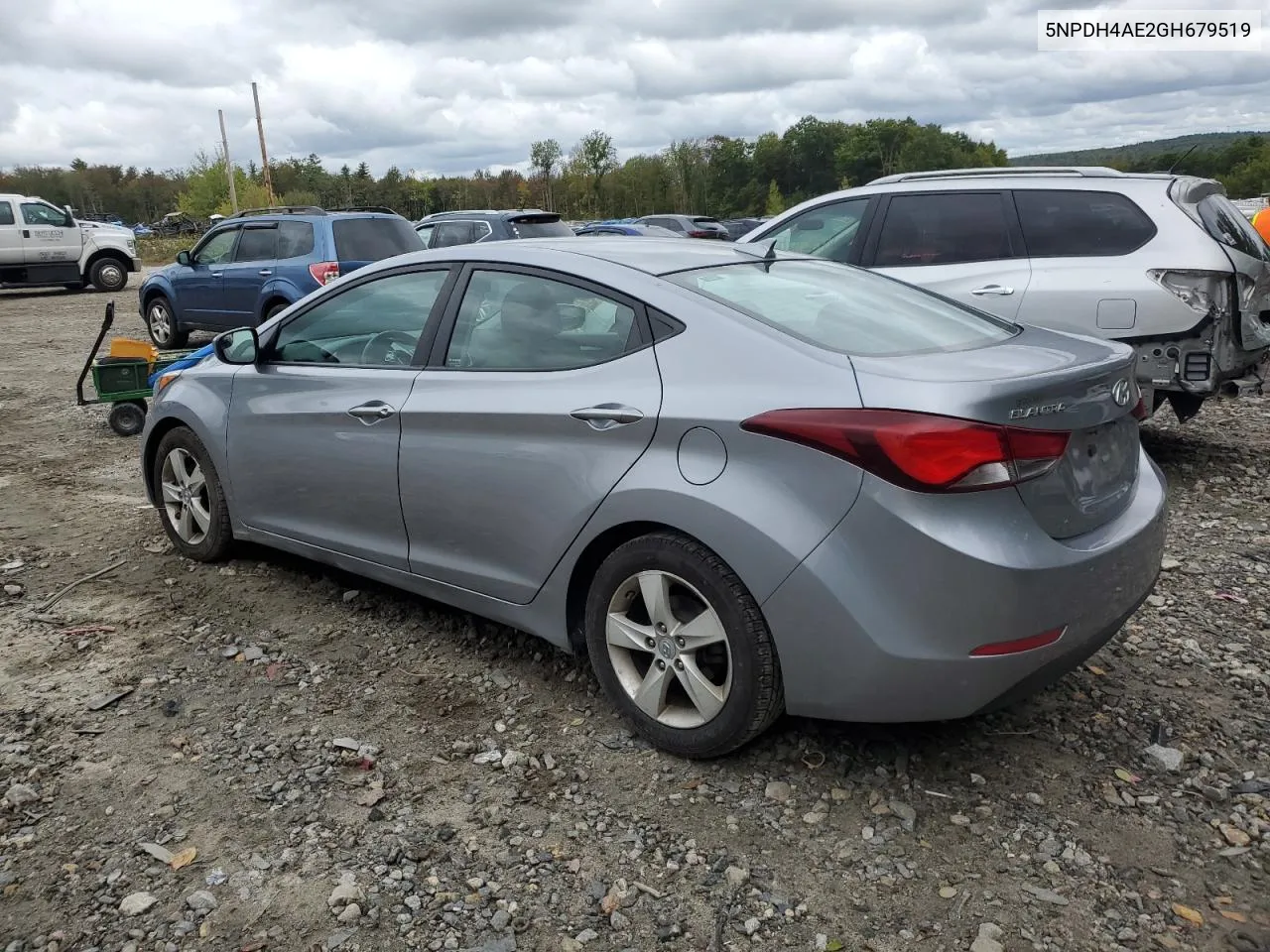 2016 Hyundai Elantra Se VIN: 5NPDH4AE2GH679519 Lot: 72605544