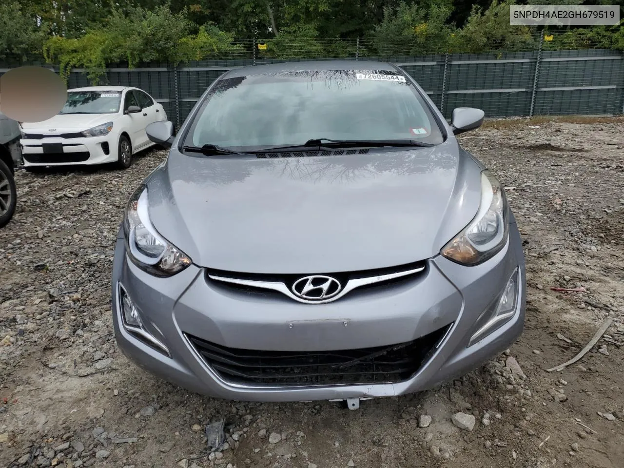 2016 Hyundai Elantra Se VIN: 5NPDH4AE2GH679519 Lot: 72605544