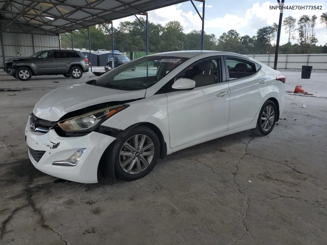 2016 Hyundai Elantra Se VIN: 5NPDH4AE7GH773542 Lot: 72692324