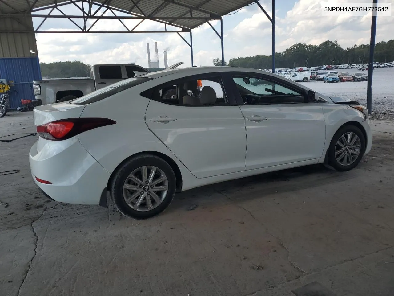 2016 Hyundai Elantra Se VIN: 5NPDH4AE7GH773542 Lot: 72692324