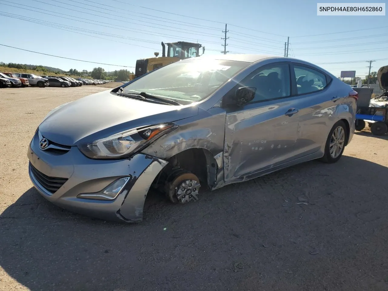 5NPDH4AE8GH652860 2016 Hyundai Elantra Se