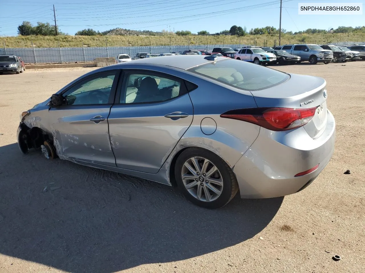 2016 Hyundai Elantra Se VIN: 5NPDH4AE8GH652860 Lot: 72880454