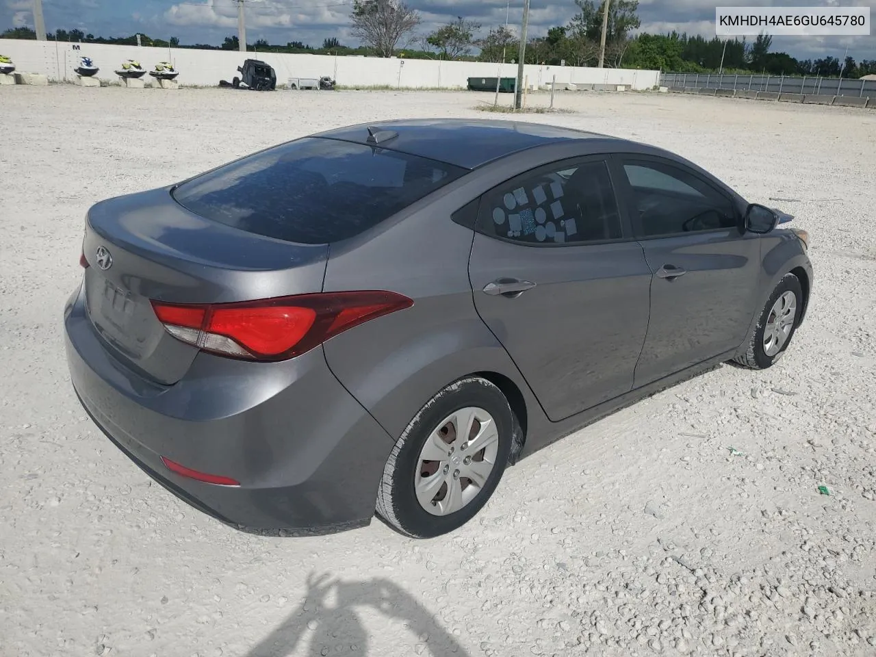 2016 Hyundai Elantra Se VIN: KMHDH4AE6GU645780 Lot: 72944704