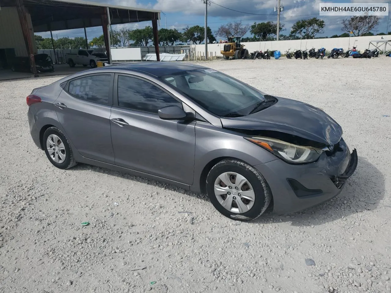 2016 Hyundai Elantra Se VIN: KMHDH4AE6GU645780 Lot: 72944704