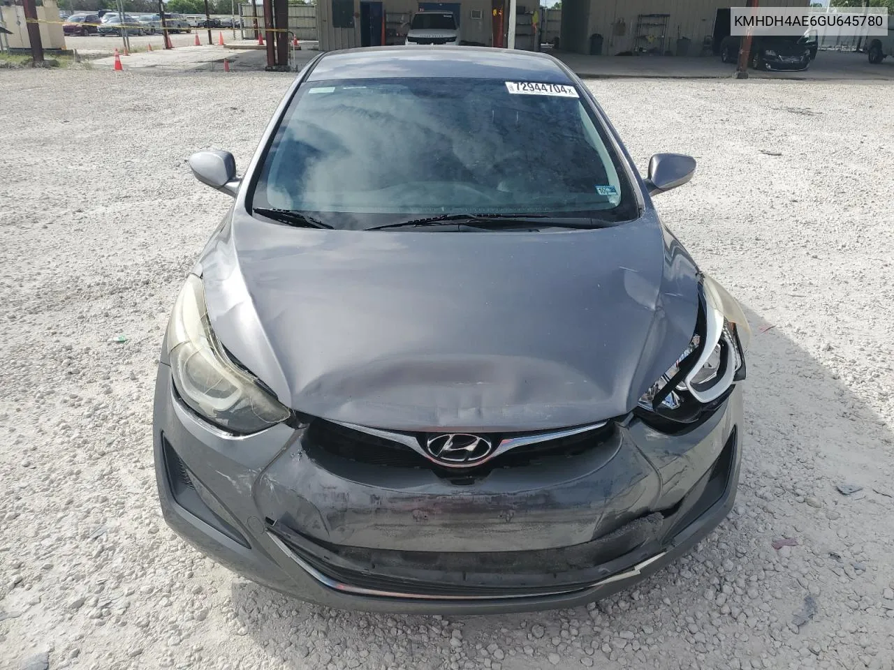 2016 Hyundai Elantra Se VIN: KMHDH4AE6GU645780 Lot: 72944704