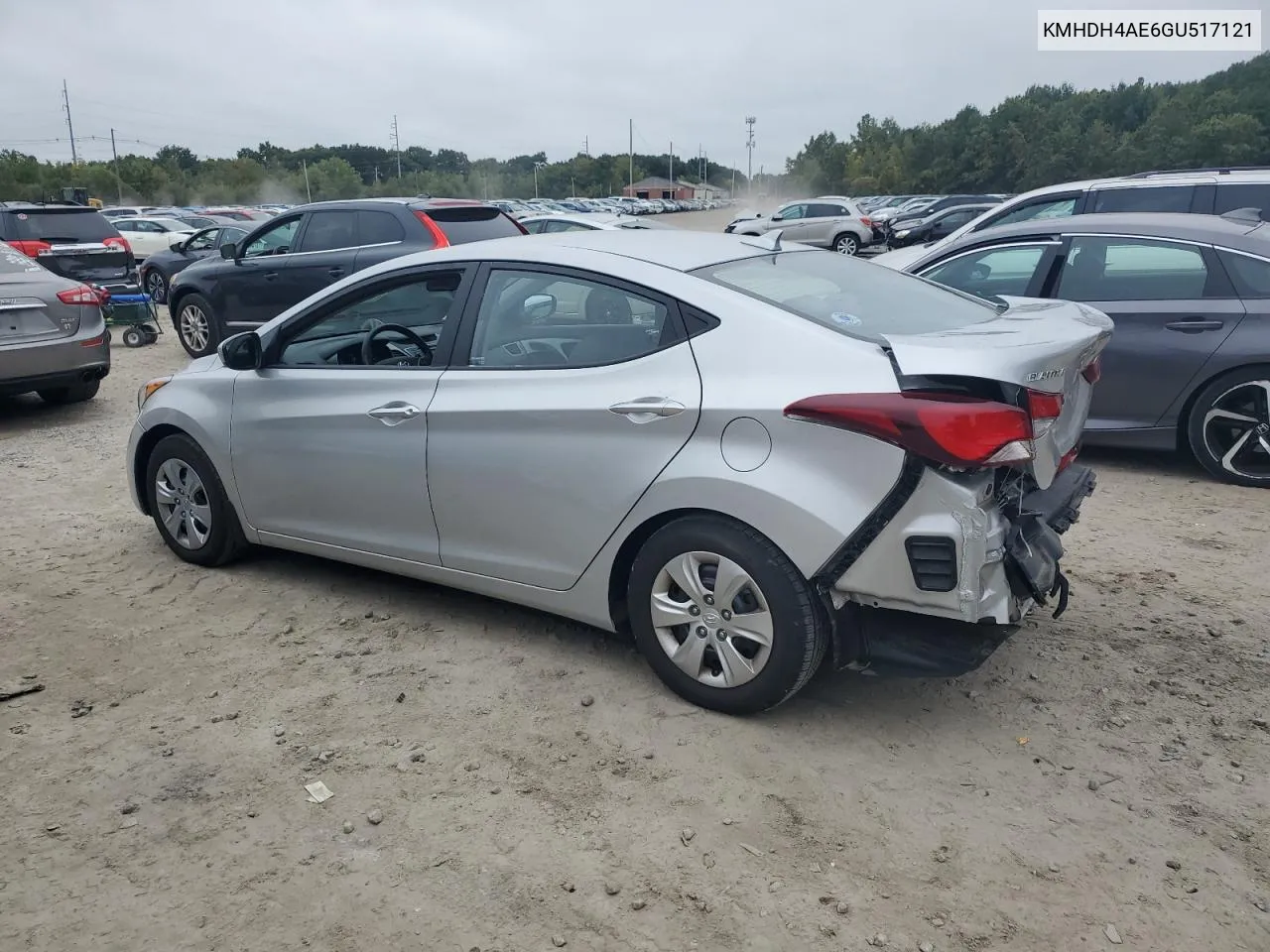 2016 Hyundai Elantra Se VIN: KMHDH4AE6GU517121 Lot: 73175024