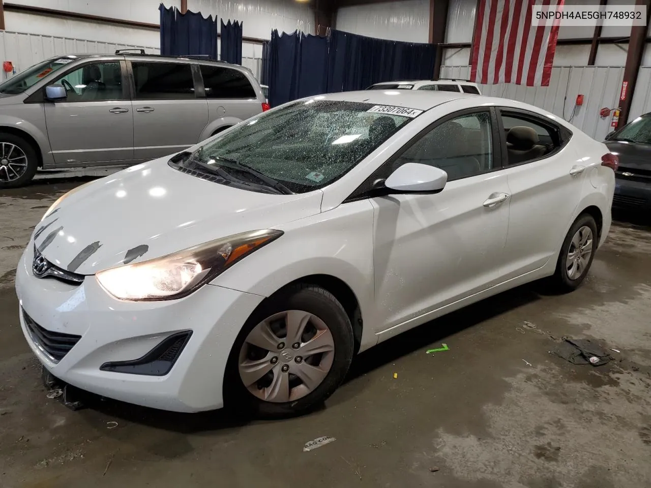 5NPDH4AE5GH748932 2016 Hyundai Elantra Se