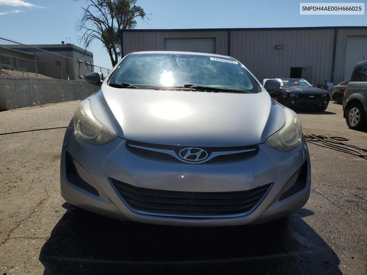 2016 Hyundai Elantra Se VIN: 5NPDH4AE0GH666025 Lot: 73565334