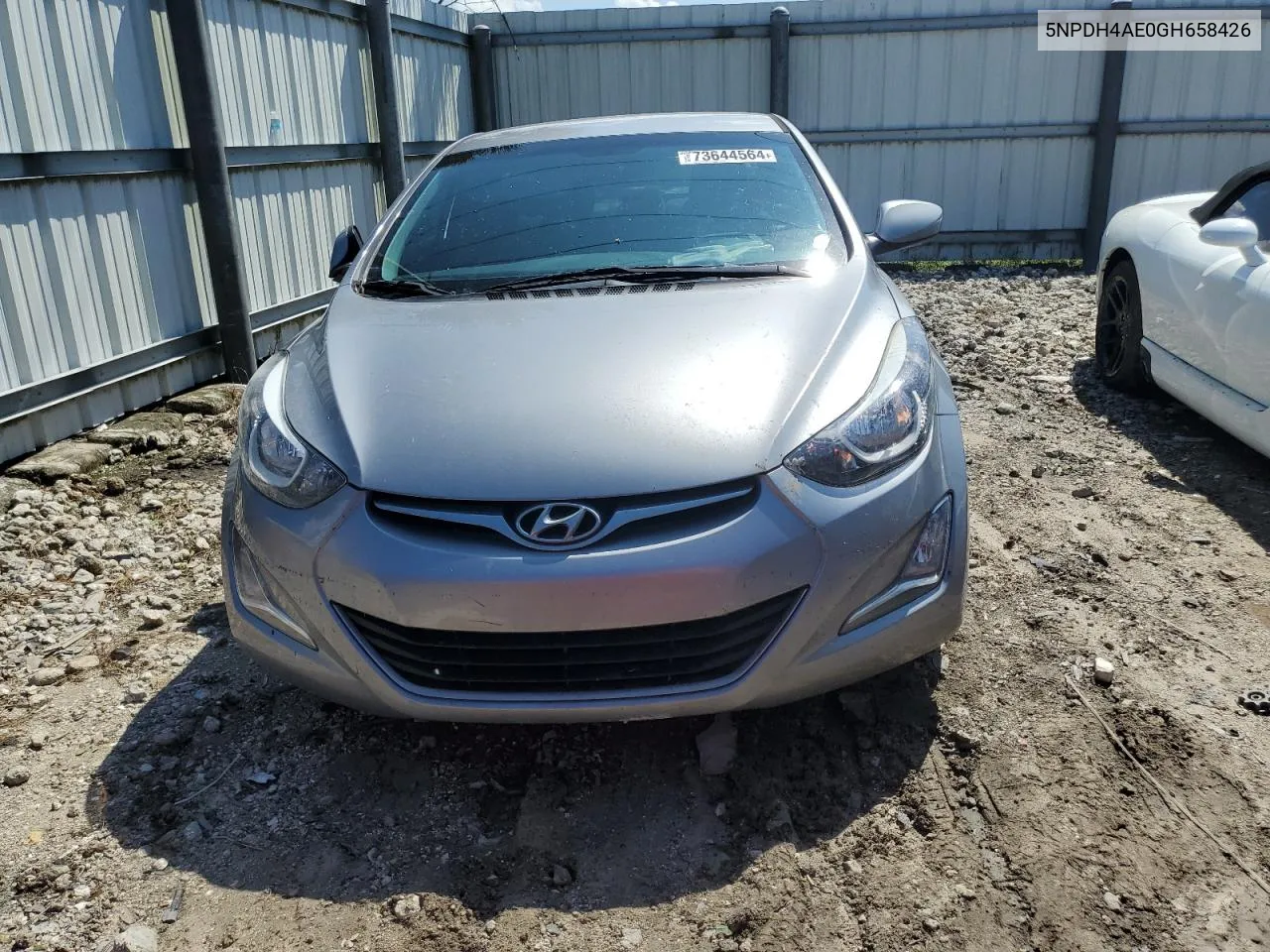 2016 Hyundai Elantra Se VIN: 5NPDH4AE0GH658426 Lot: 73644564