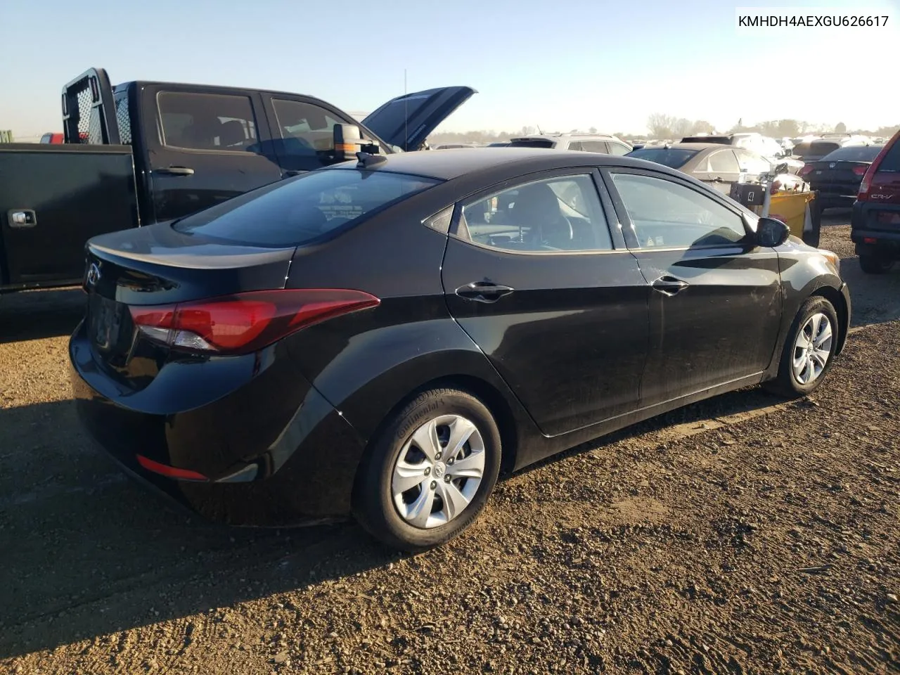 KMHDH4AEXGU626617 2016 Hyundai Elantra Se