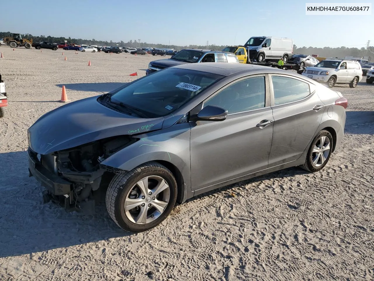 KMHDH4AE7GU608477 2016 Hyundai Elantra Se