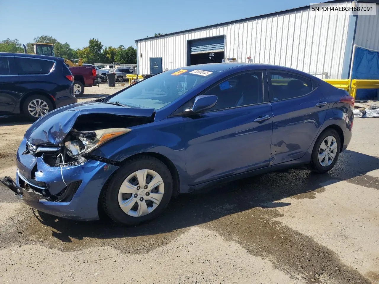 5NPDH4AE8GH687091 2016 Hyundai Elantra Se