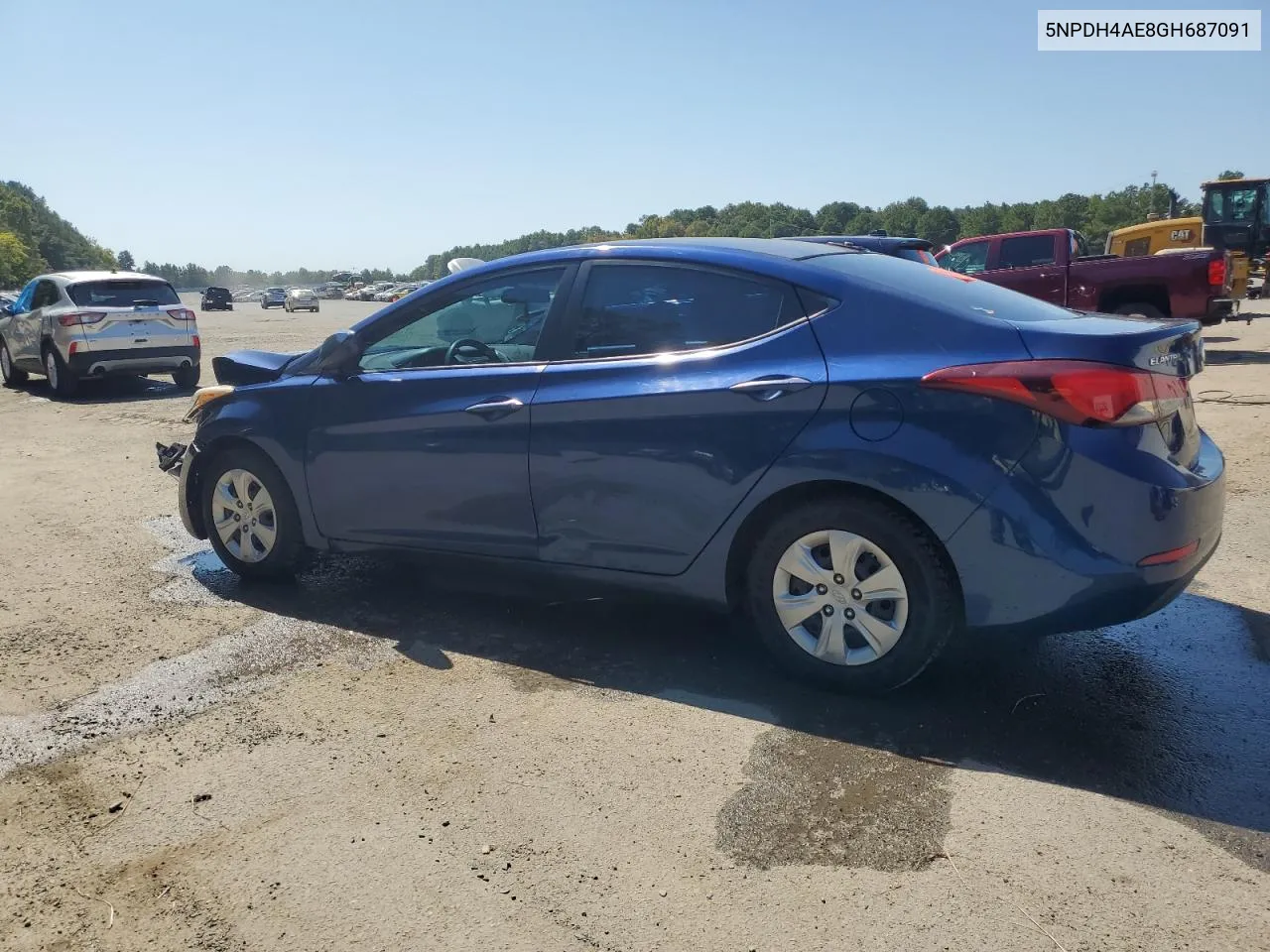 2016 Hyundai Elantra Se VIN: 5NPDH4AE8GH687091 Lot: 73808834