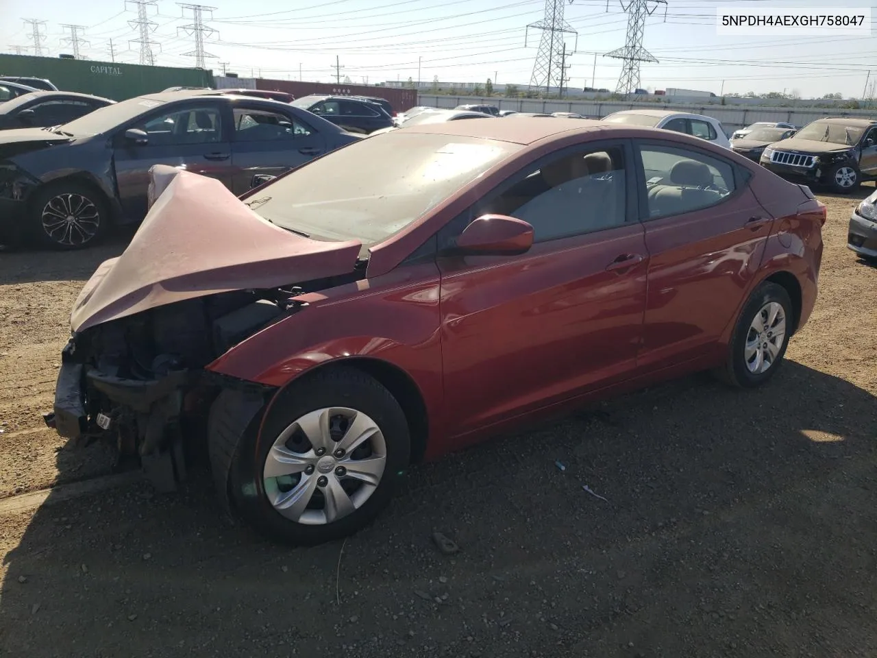 5NPDH4AEXGH758047 2016 Hyundai Elantra Se