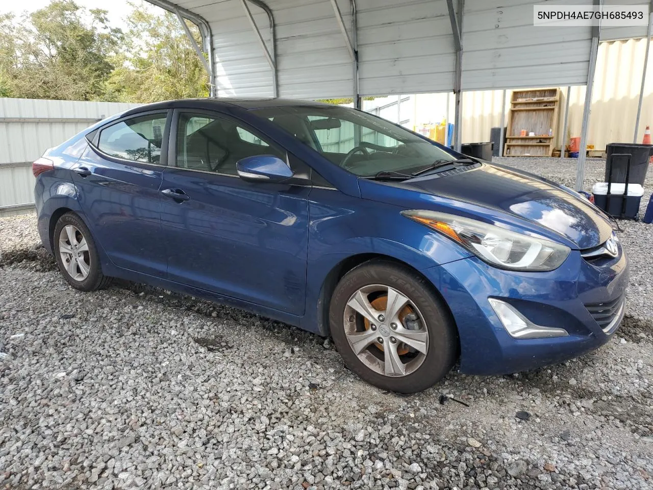 2016 Hyundai Elantra Se VIN: 5NPDH4AE7GH685493 Lot: 73890184