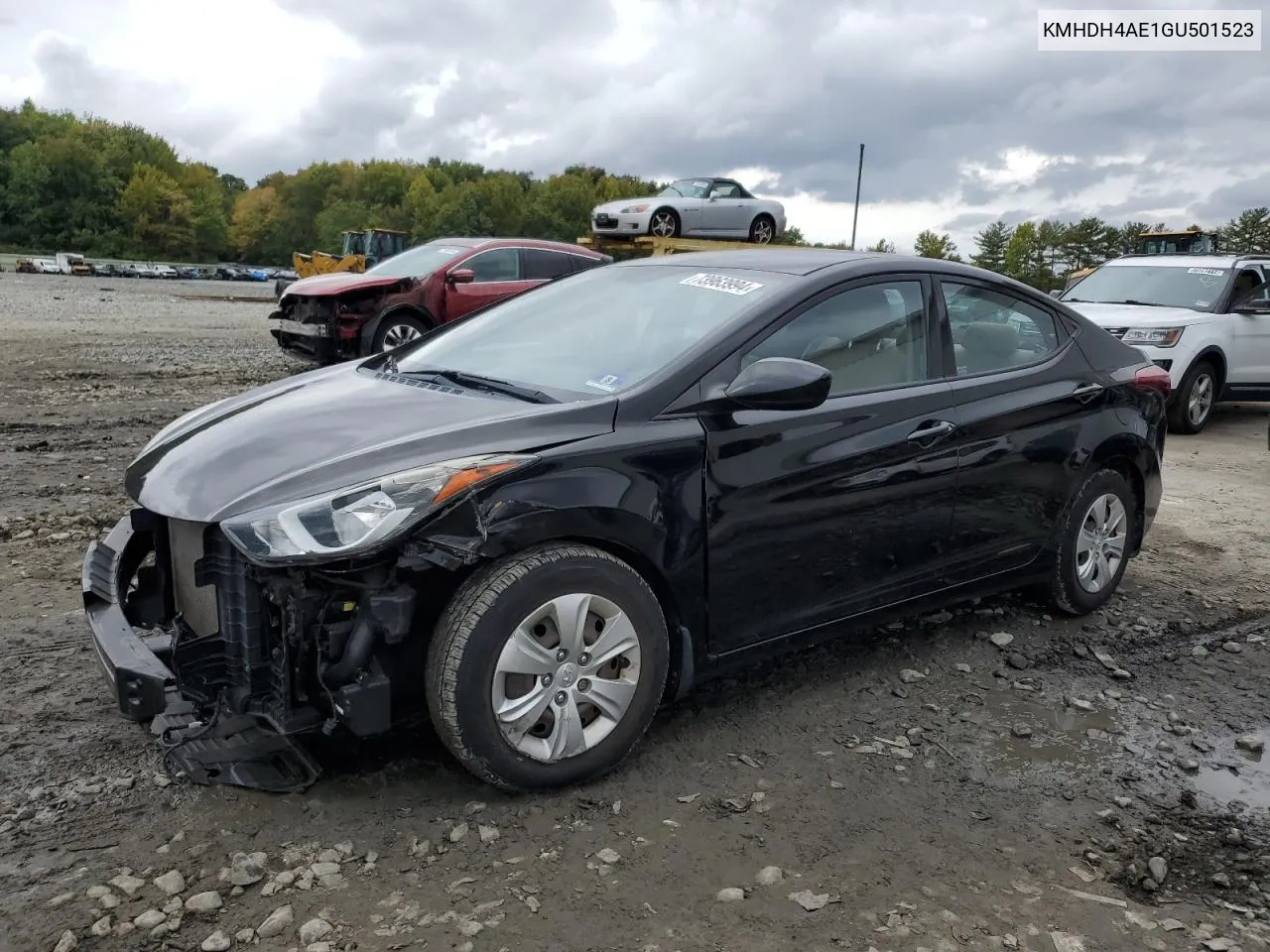 KMHDH4AE1GU501523 2016 Hyundai Elantra Se