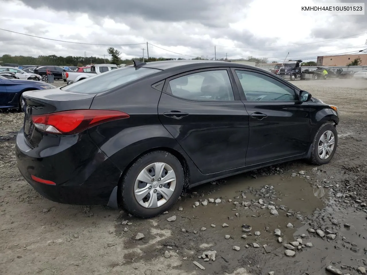 KMHDH4AE1GU501523 2016 Hyundai Elantra Se