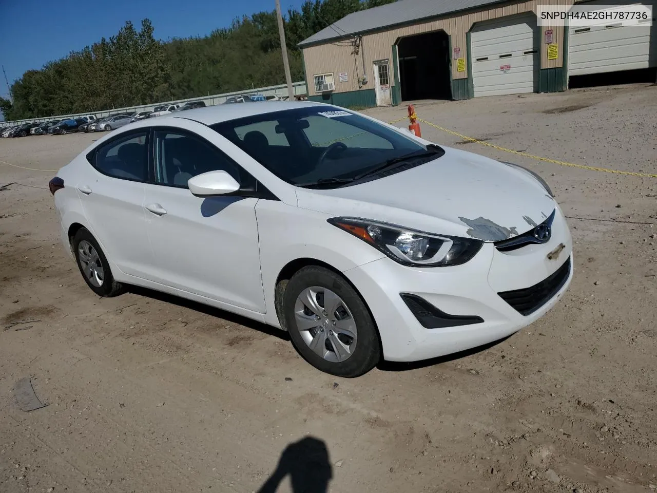 2016 Hyundai Elantra Se VIN: 5NPDH4AE2GH787736 Lot: 74048314