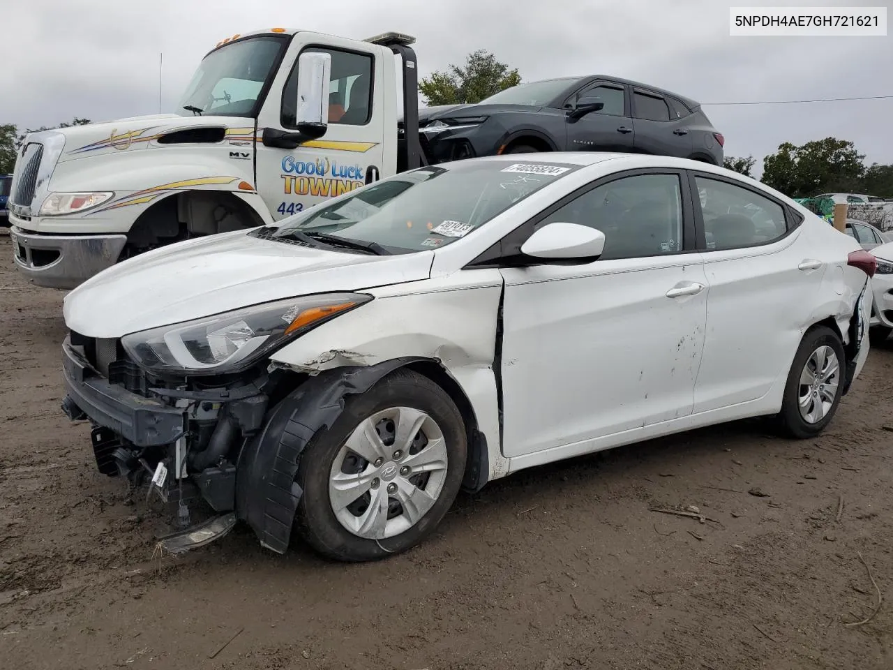 2016 Hyundai Elantra Se VIN: 5NPDH4AE7GH721621 Lot: 74055824