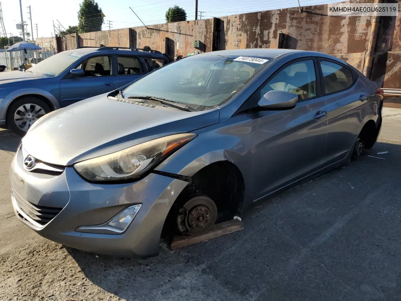 KMHDH4AE0GU625119 2016 Hyundai Elantra Se