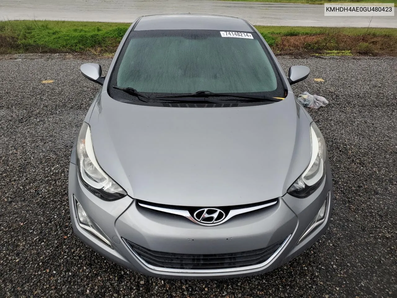 2016 Hyundai Elantra Se VIN: KMHDH4AE0GU480423 Lot: 74148214