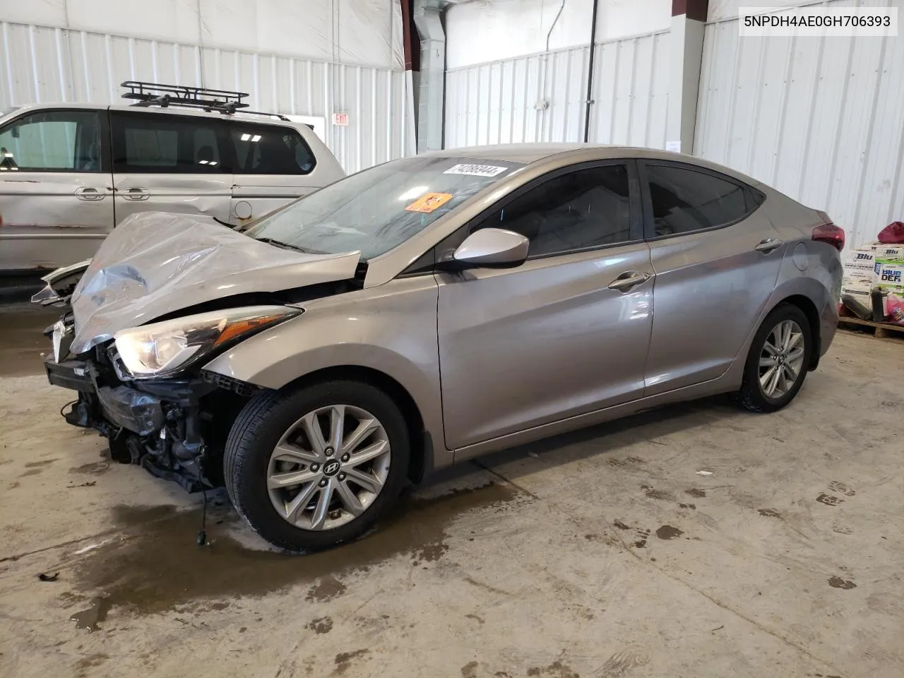 2016 Hyundai Elantra Se VIN: 5NPDH4AE0GH706393 Lot: 74286944