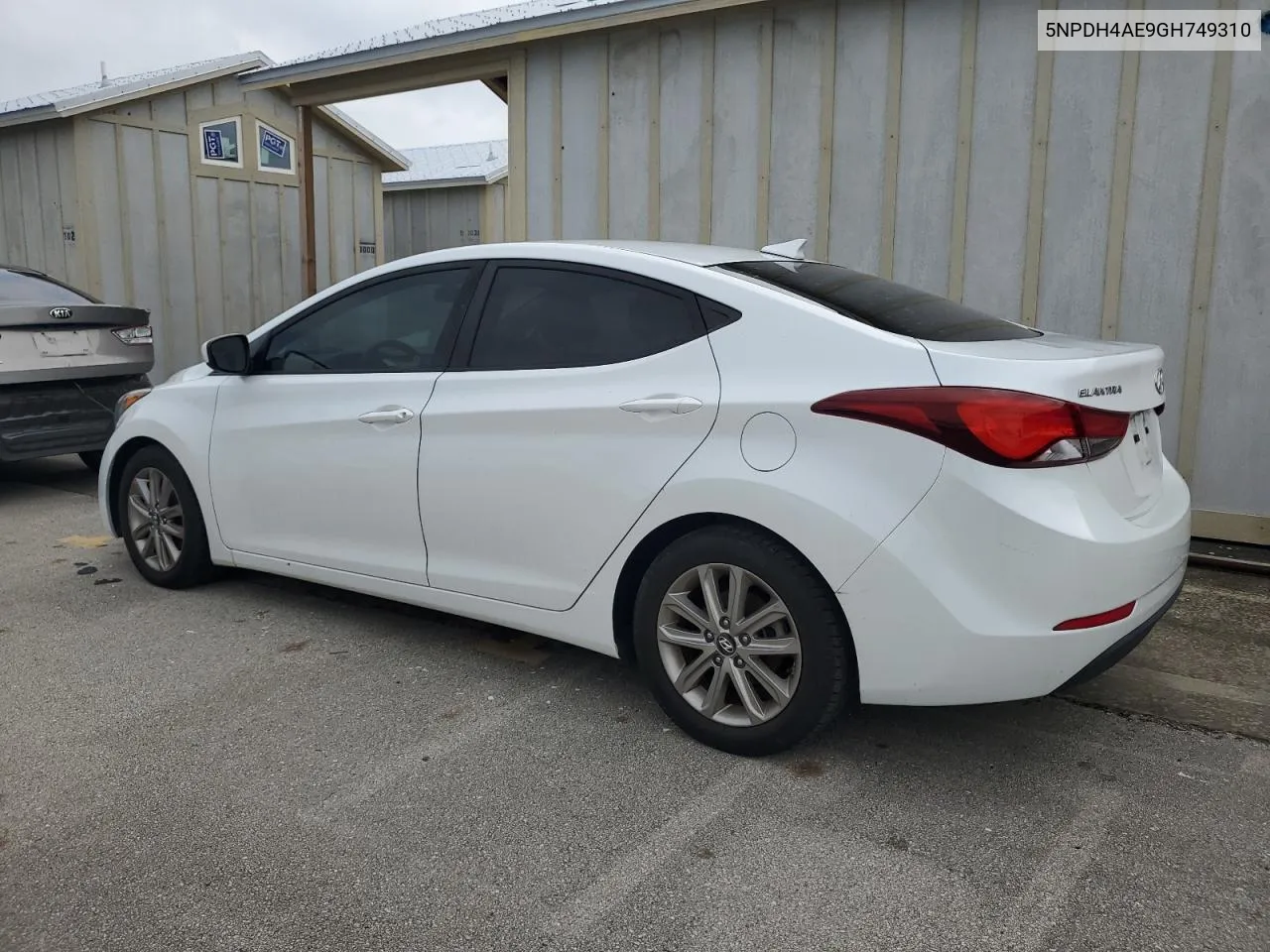 2016 Hyundai Elantra Se VIN: 5NPDH4AE9GH749310 Lot: 74604514