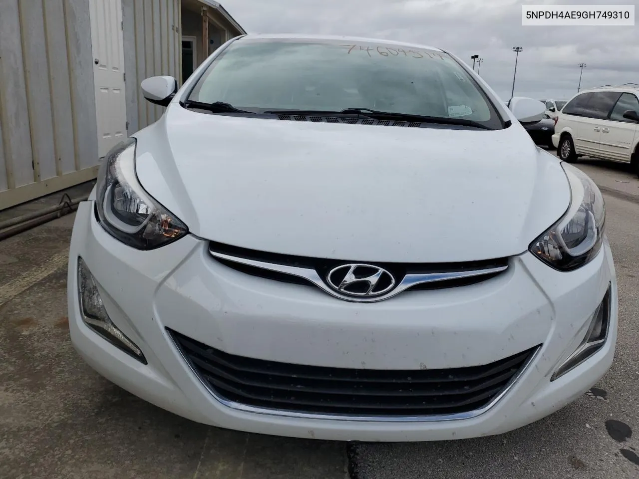 2016 Hyundai Elantra Se VIN: 5NPDH4AE9GH749310 Lot: 74604514