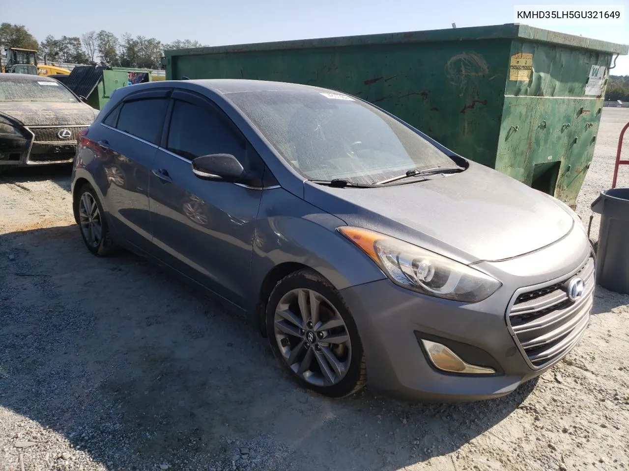 2016 Hyundai Elantra Gt VIN: KMHD35LH5GU321649 Lot: 74807984