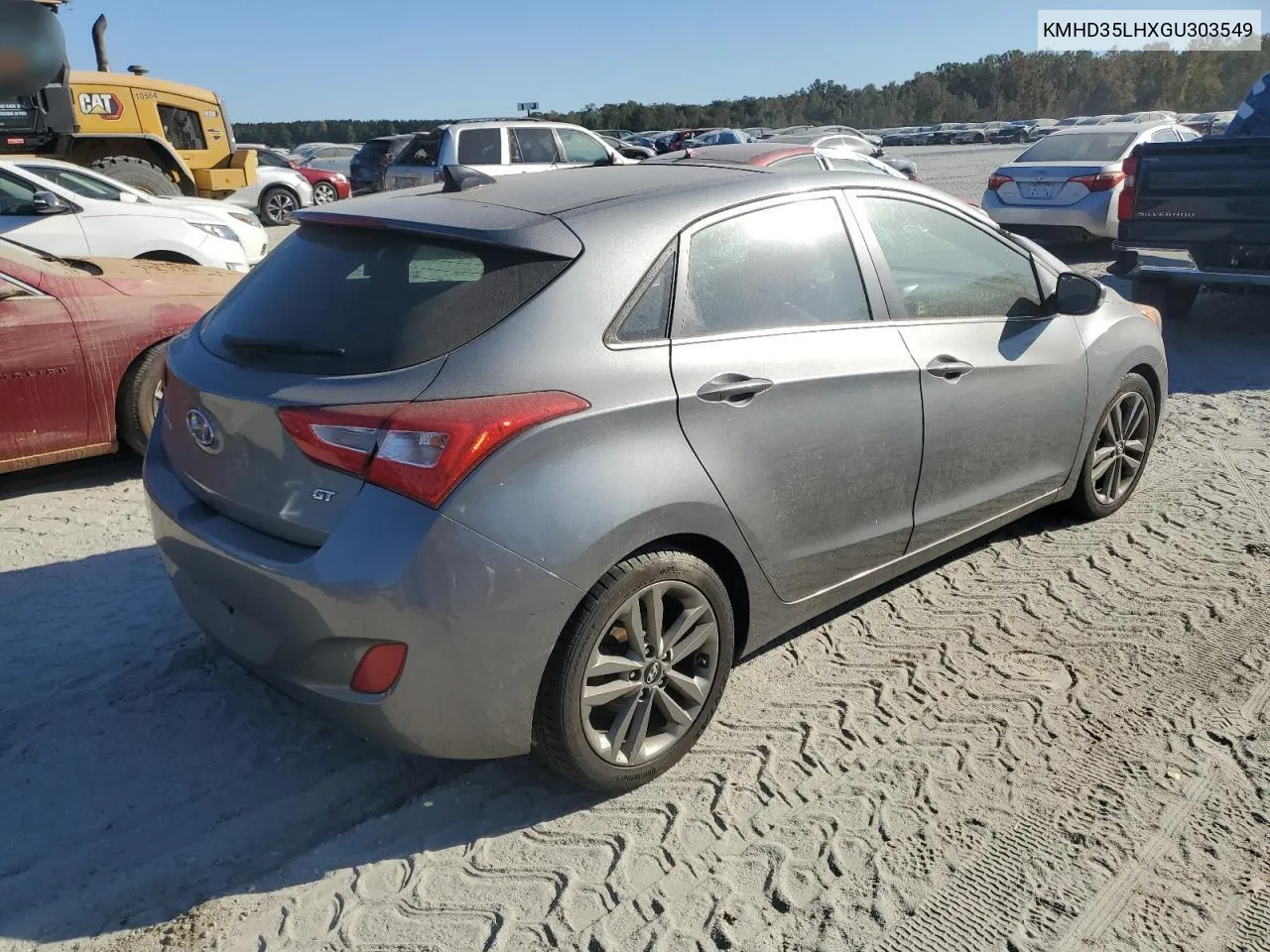 2016 Hyundai Elantra Gt VIN: KMHD35LHXGU303549 Lot: 74973834