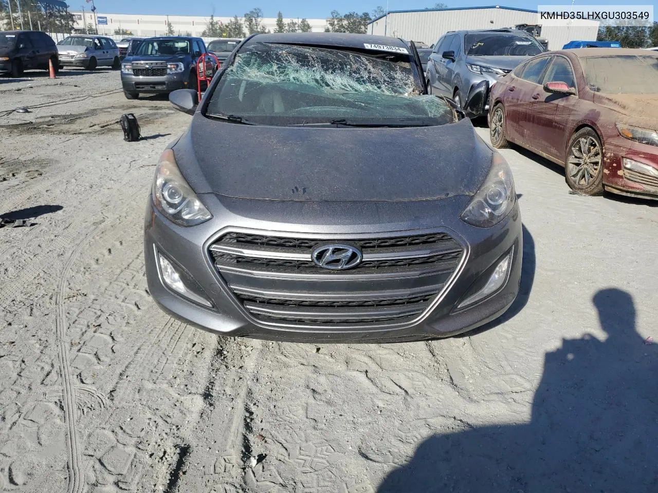 2016 Hyundai Elantra Gt VIN: KMHD35LHXGU303549 Lot: 74973834