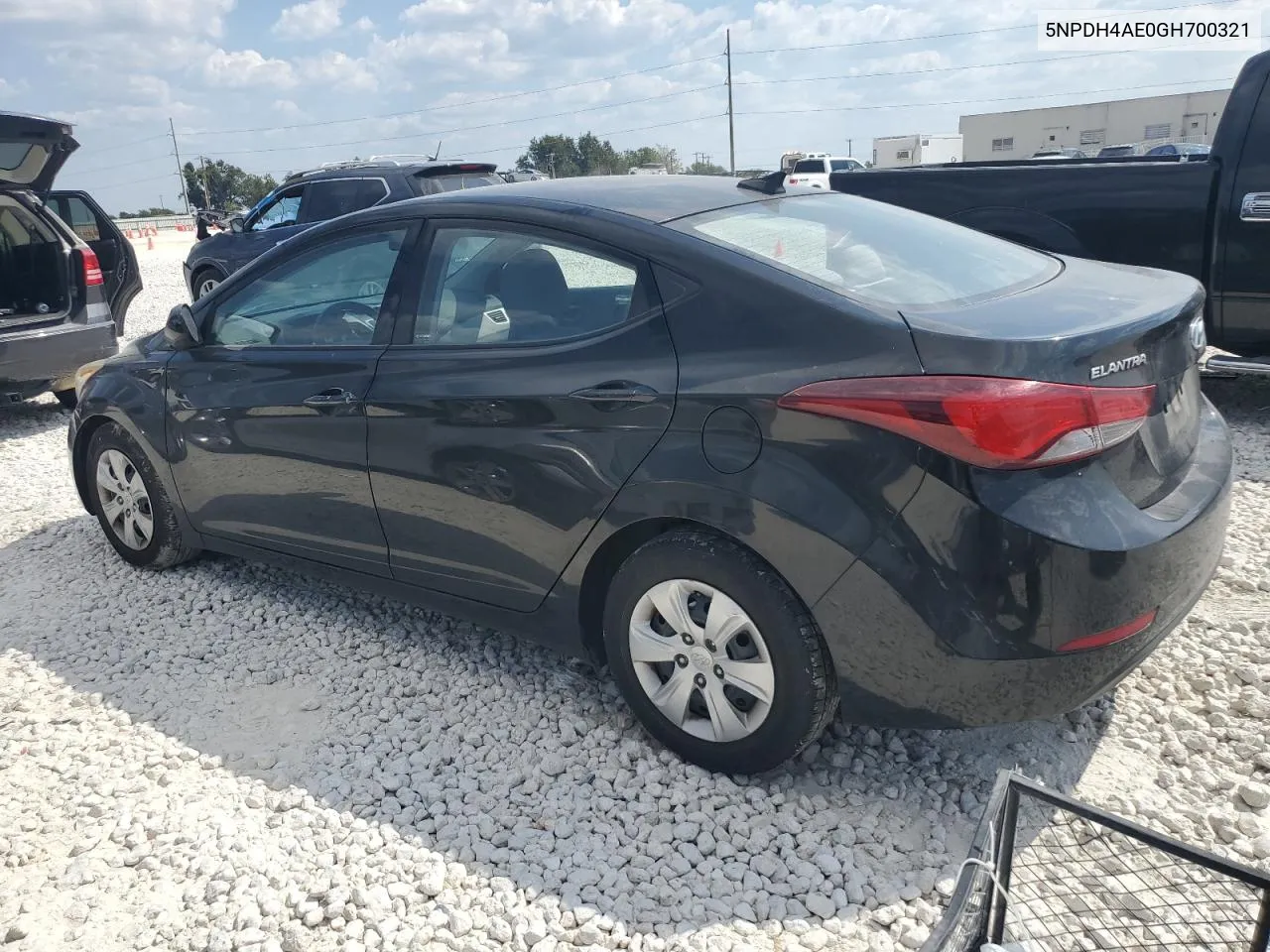 2016 Hyundai Elantra Se VIN: 5NPDH4AE0GH700321 Lot: 75041934