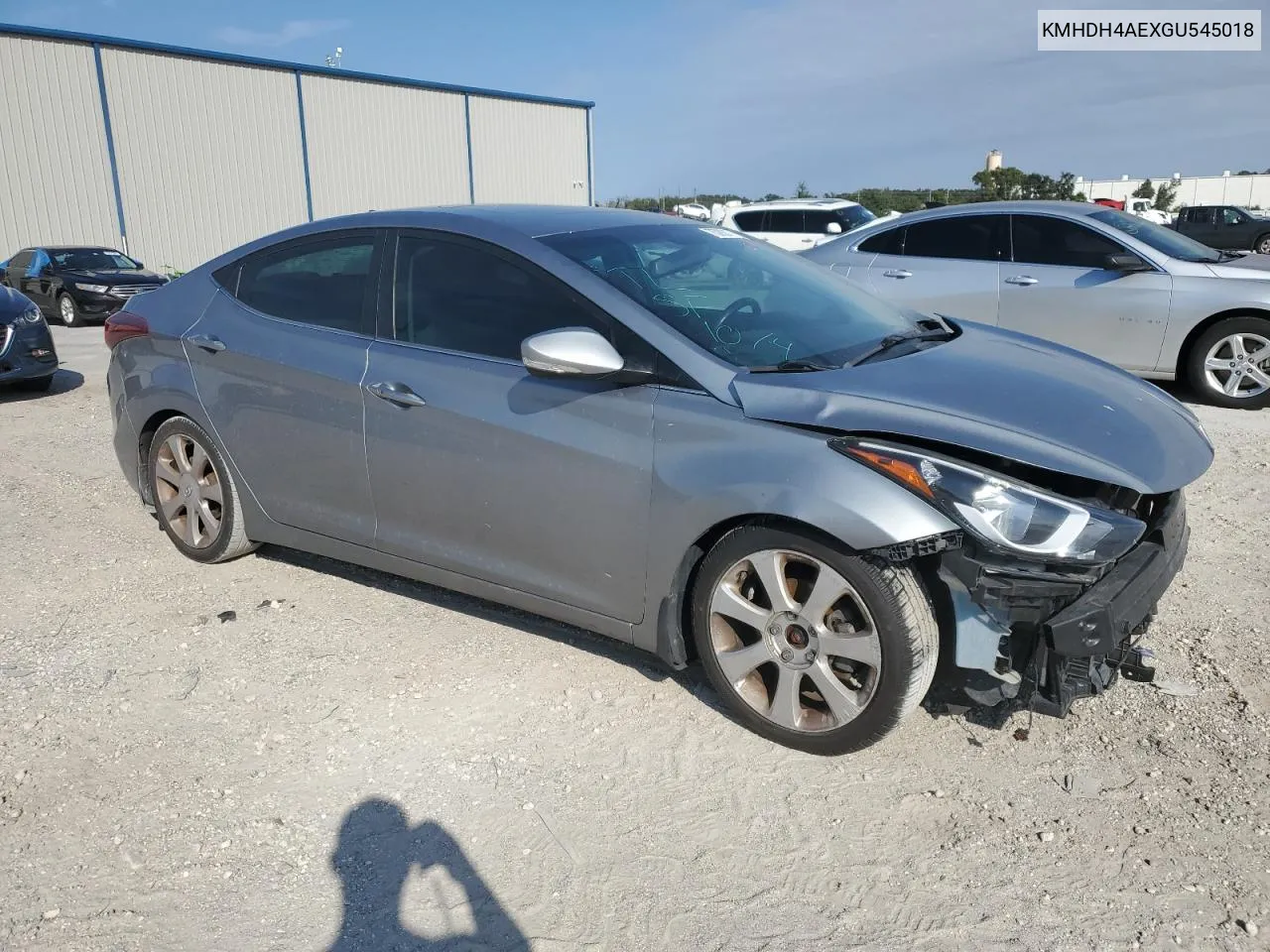 2016 Hyundai Elantra Se VIN: KMHDH4AEXGU545018 Lot: 75205774