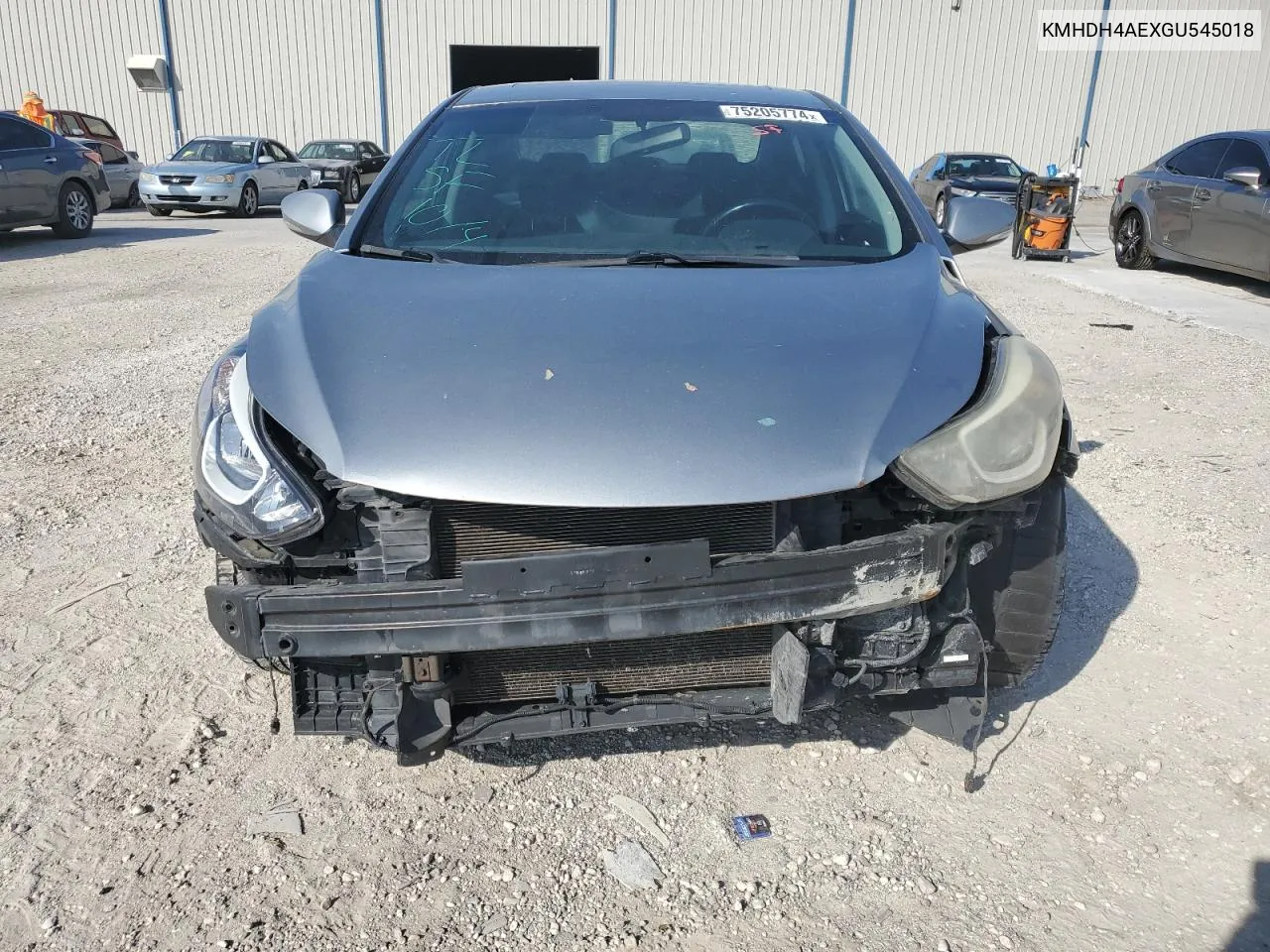 2016 Hyundai Elantra Se VIN: KMHDH4AEXGU545018 Lot: 75205774