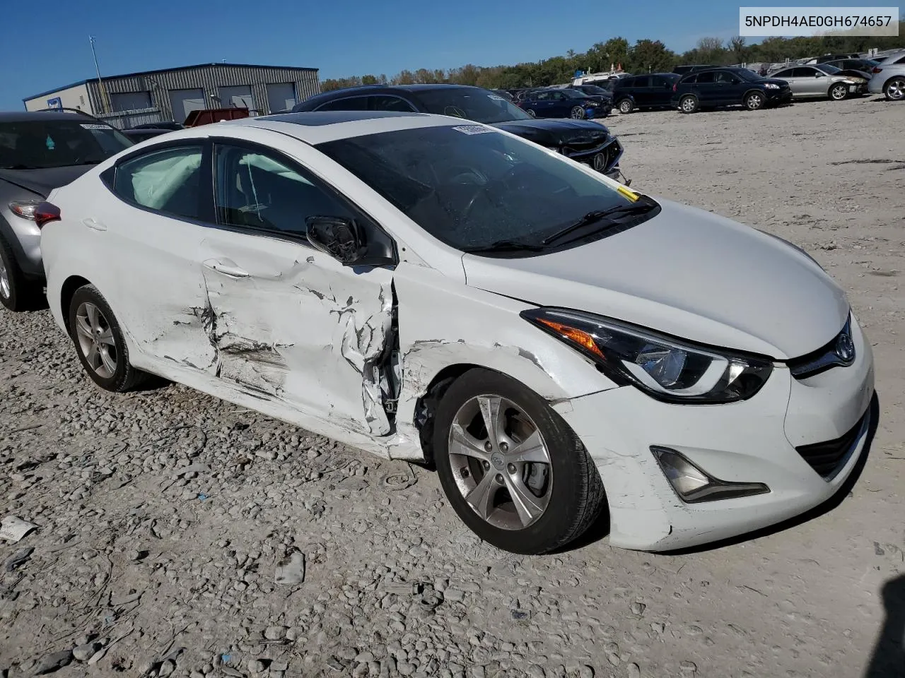 5NPDH4AE0GH674657 2016 Hyundai Elantra Se