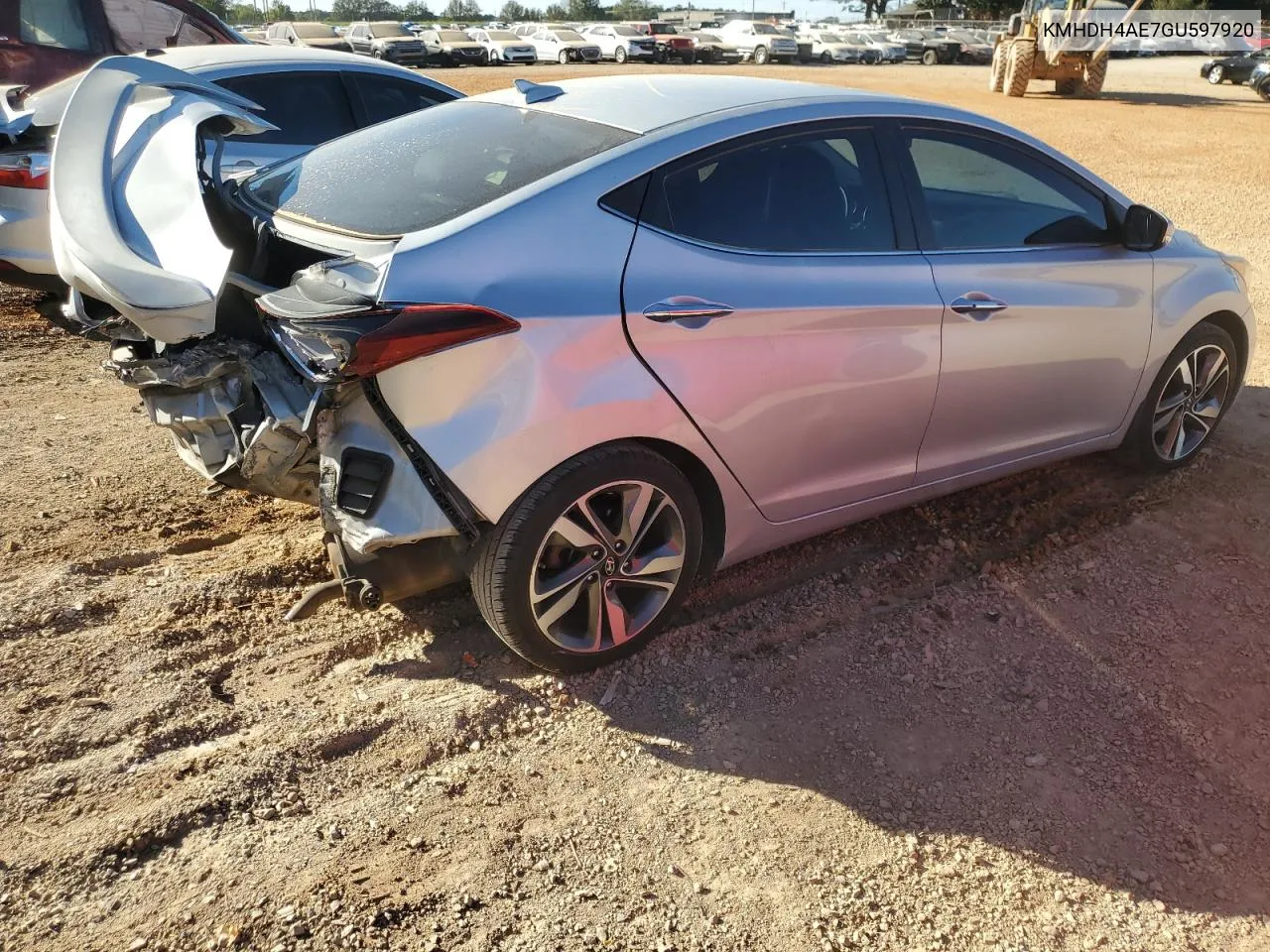 2016 Hyundai Elantra Se VIN: KMHDH4AE7GU597920 Lot: 75555084