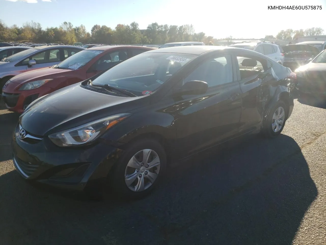 2016 Hyundai Elantra Se VIN: KMHDH4AE6GU575875 Lot: 76032934