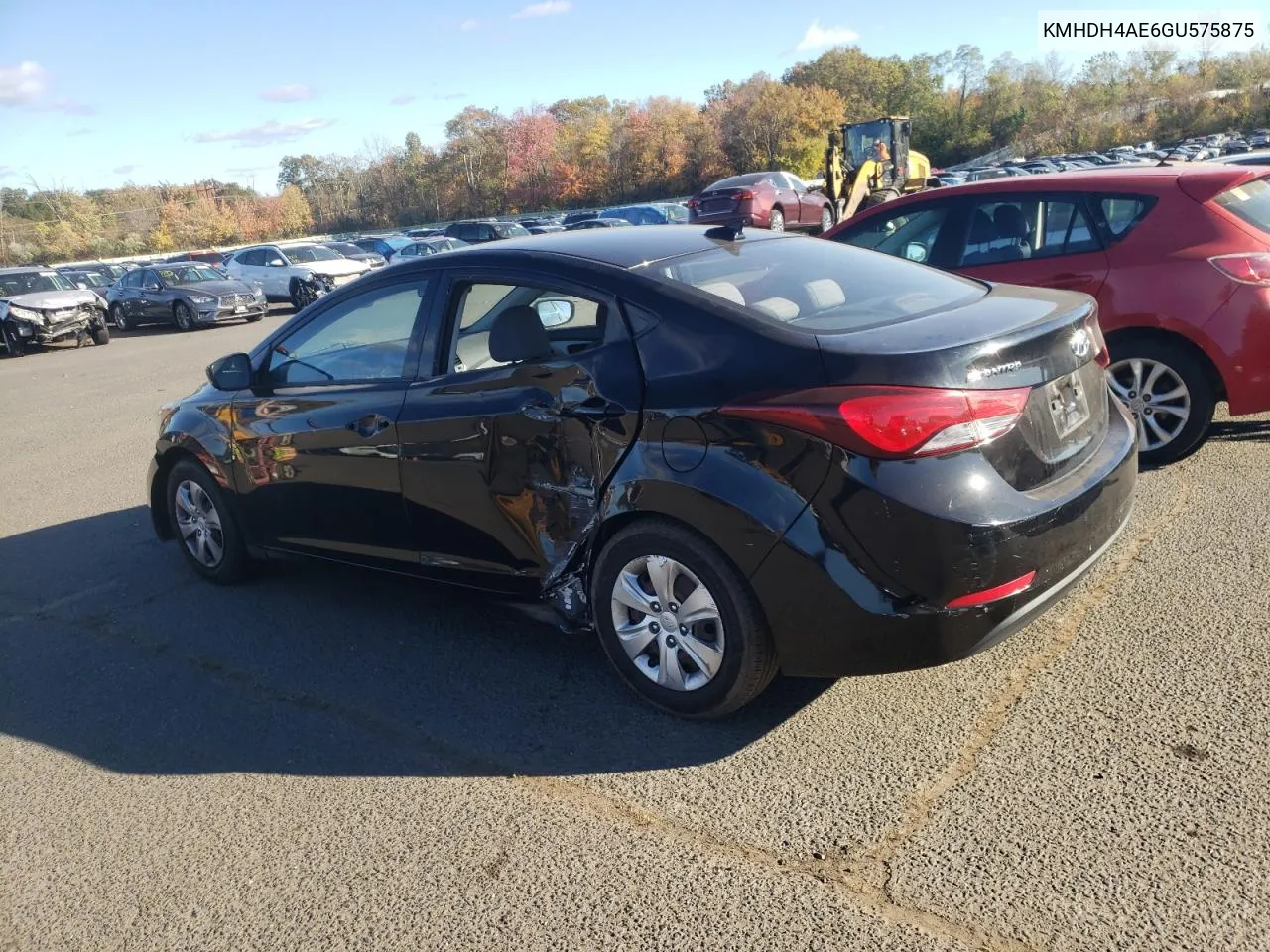 2016 Hyundai Elantra Se VIN: KMHDH4AE6GU575875 Lot: 76032934