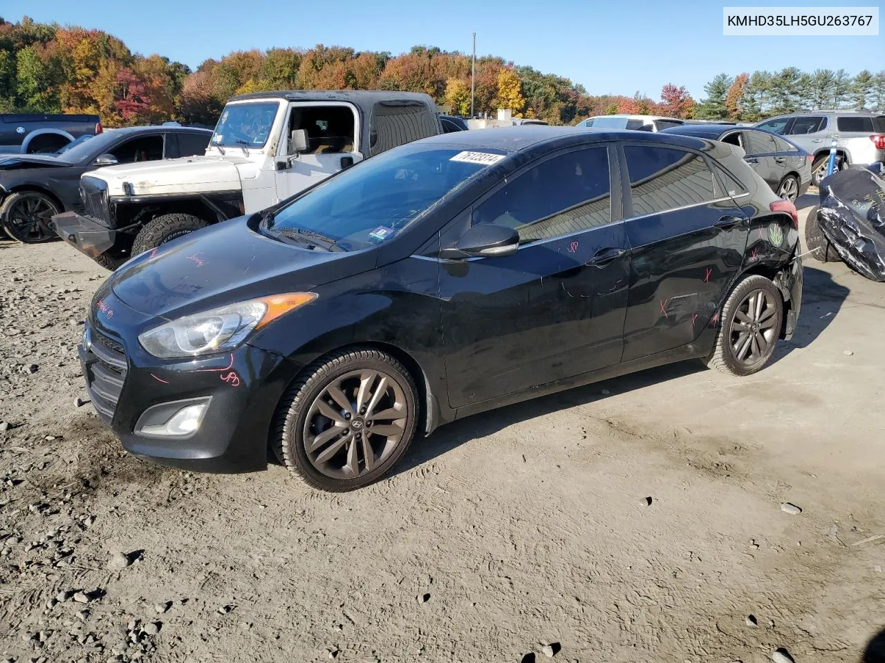 2016 Hyundai Elantra Gt VIN: KMHD35LH5GU263767 Lot: 76123314