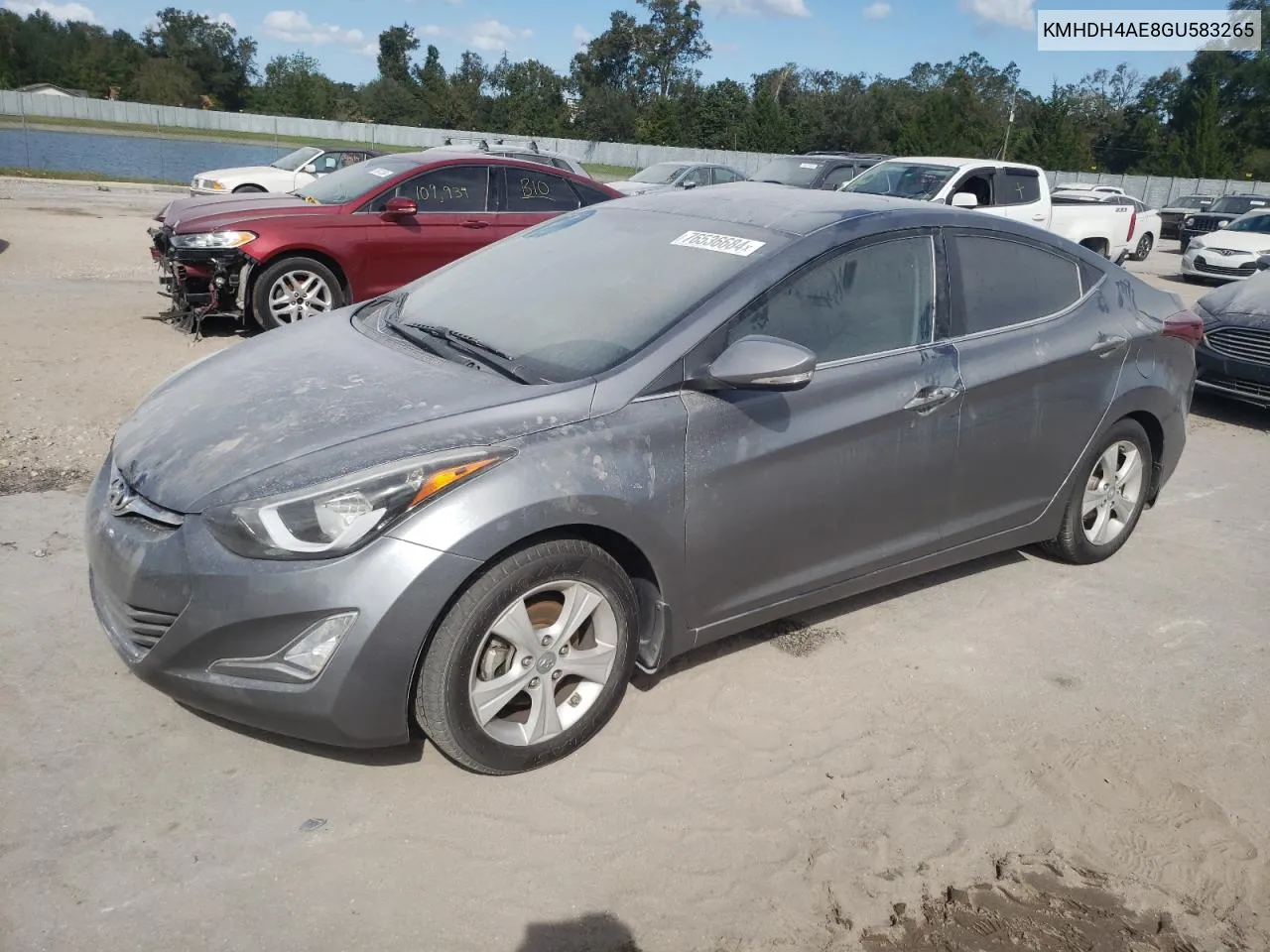 2016 Hyundai Elantra Se VIN: KMHDH4AE8GU583265 Lot: 76536684