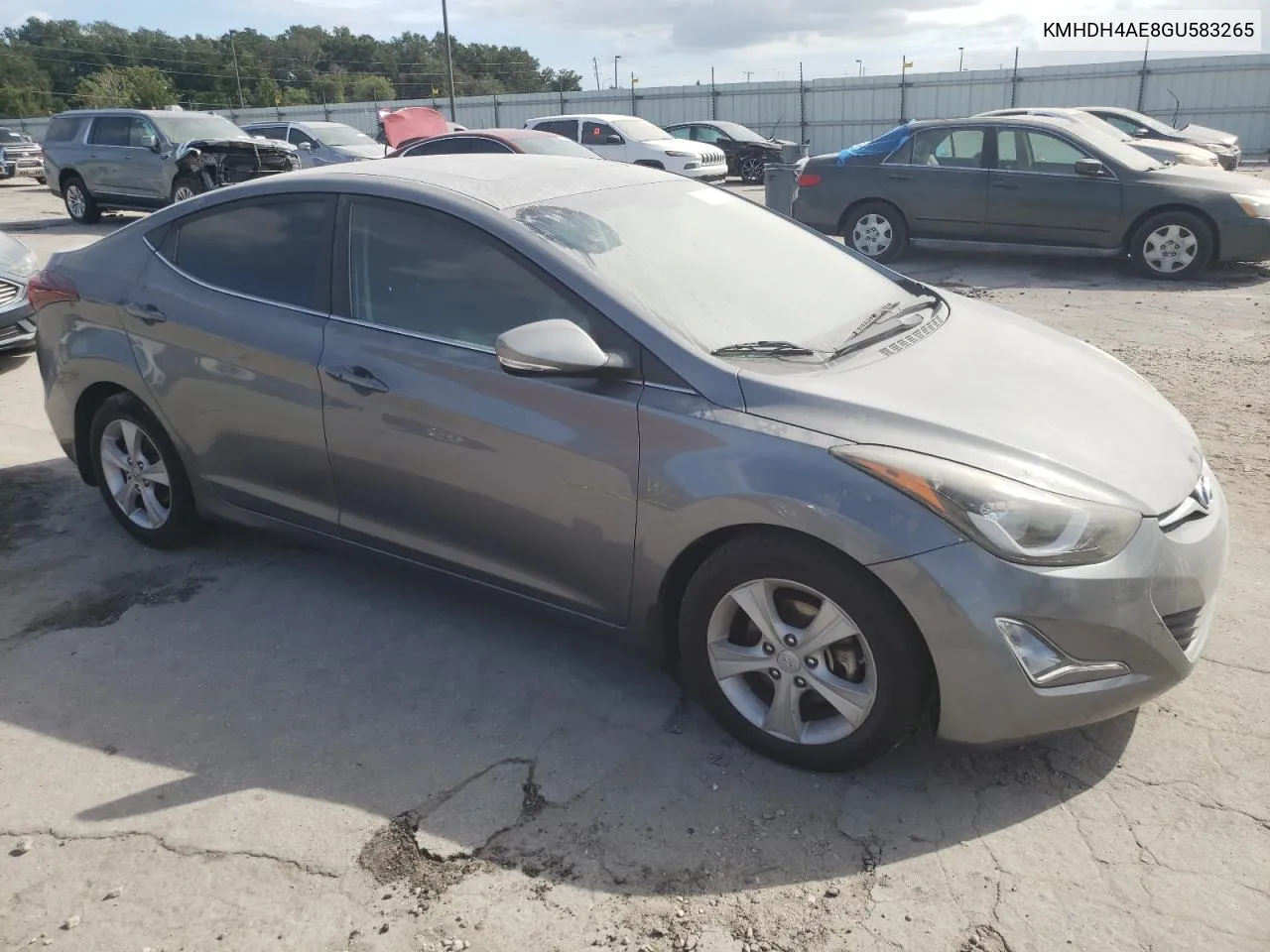 KMHDH4AE8GU583265 2016 Hyundai Elantra Se