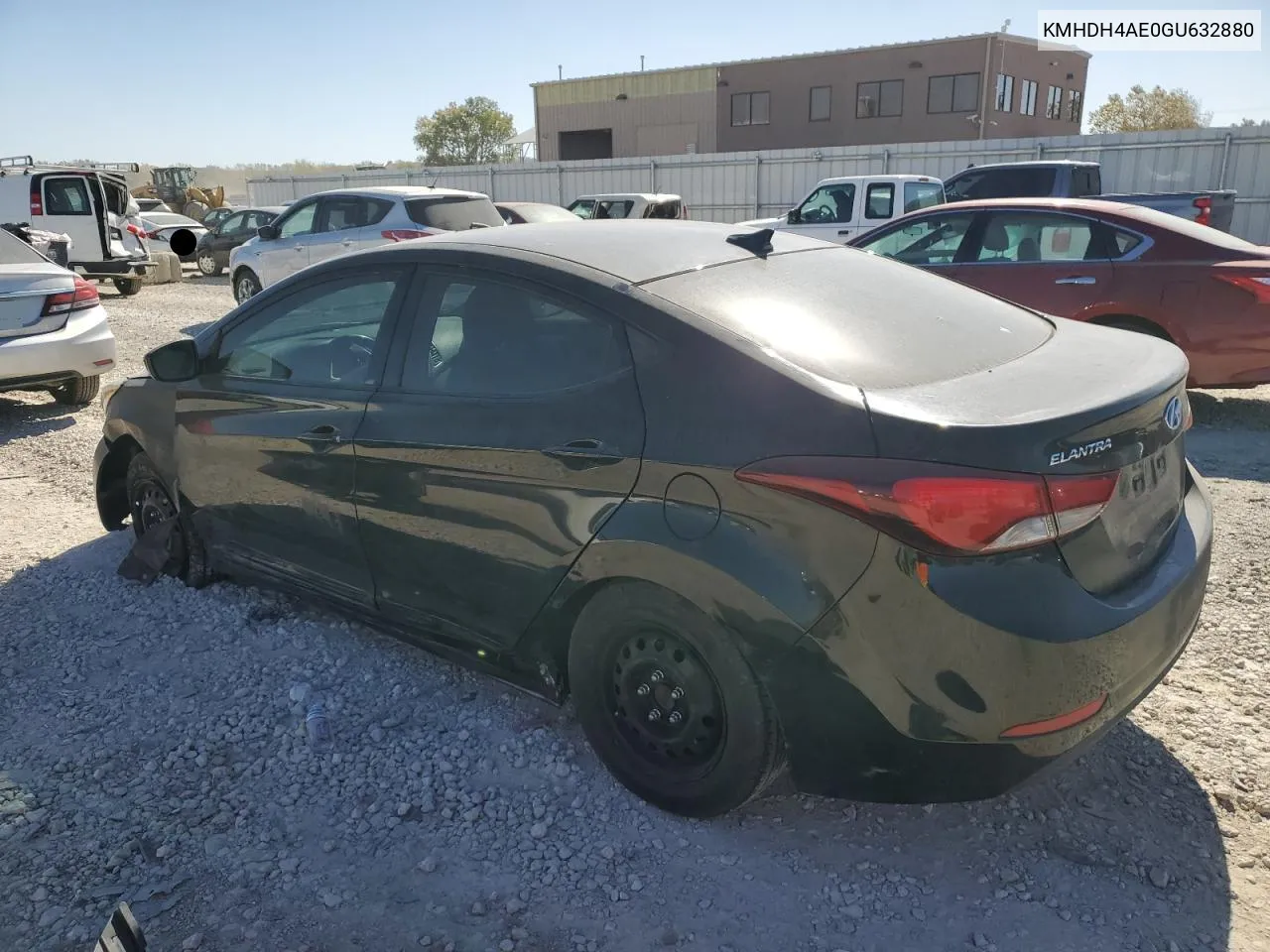 2016 Hyundai Elantra Se VIN: KMHDH4AE0GU632880 Lot: 76589194