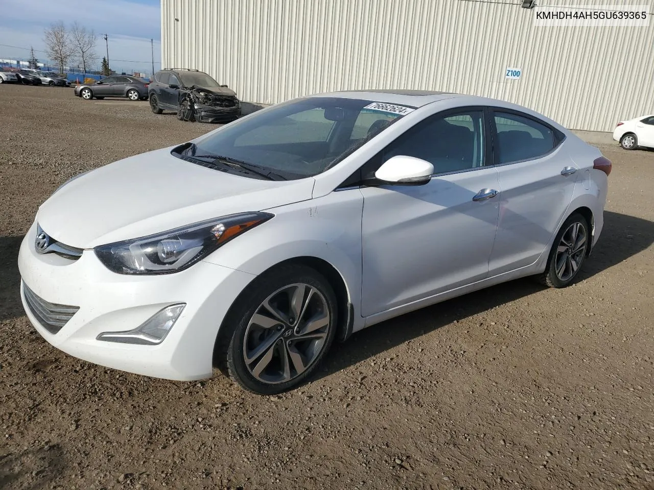 KMHDH4AH5GU639365 2016 Hyundai Elantra Se