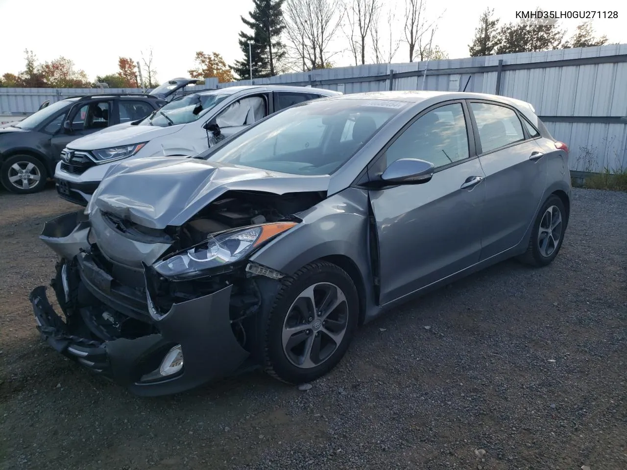 2016 Hyundai Elantra Gt VIN: KMHD35LH0GU271128 Lot: 76680454