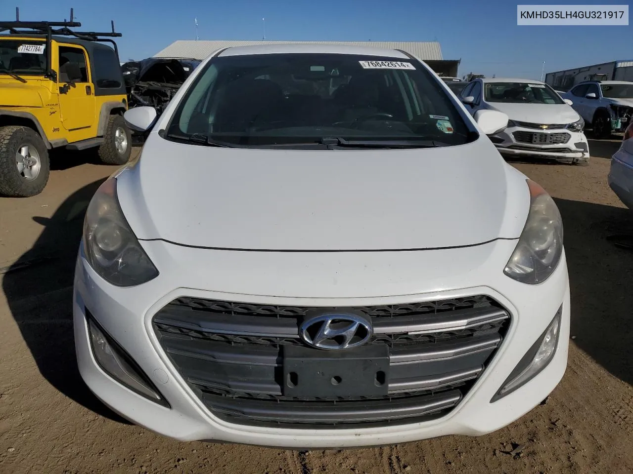 2016 Hyundai Elantra Gt VIN: KMHD35LH4GU321917 Lot: 76842614