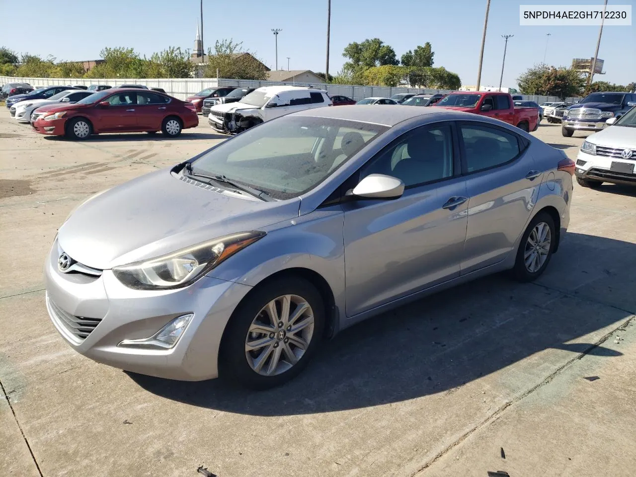 2016 Hyundai Elantra Se VIN: 5NPDH4AE2GH712230 Lot: 76921124