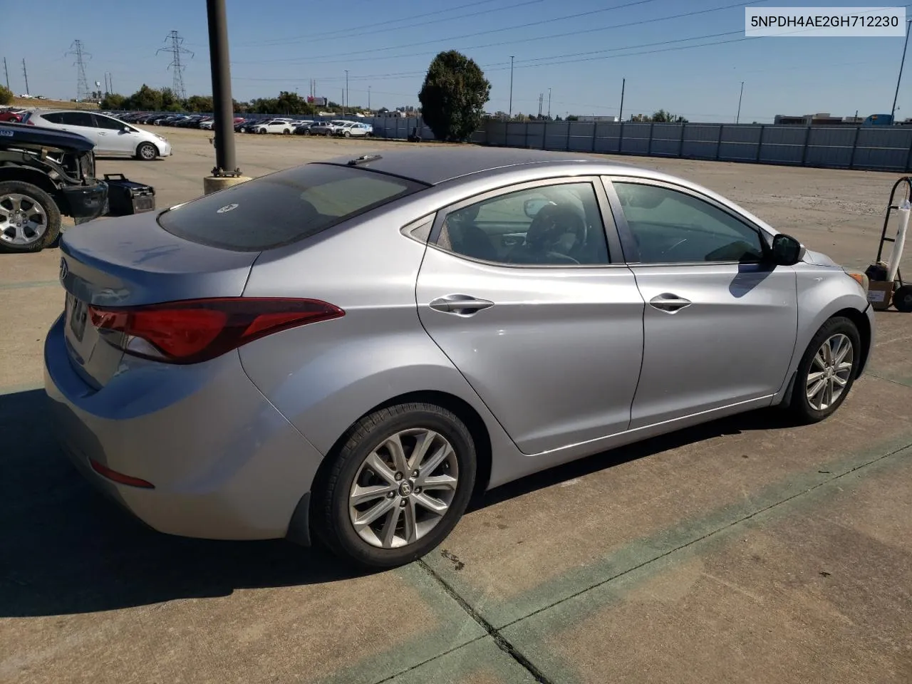 2016 Hyundai Elantra Se VIN: 5NPDH4AE2GH712230 Lot: 76921124