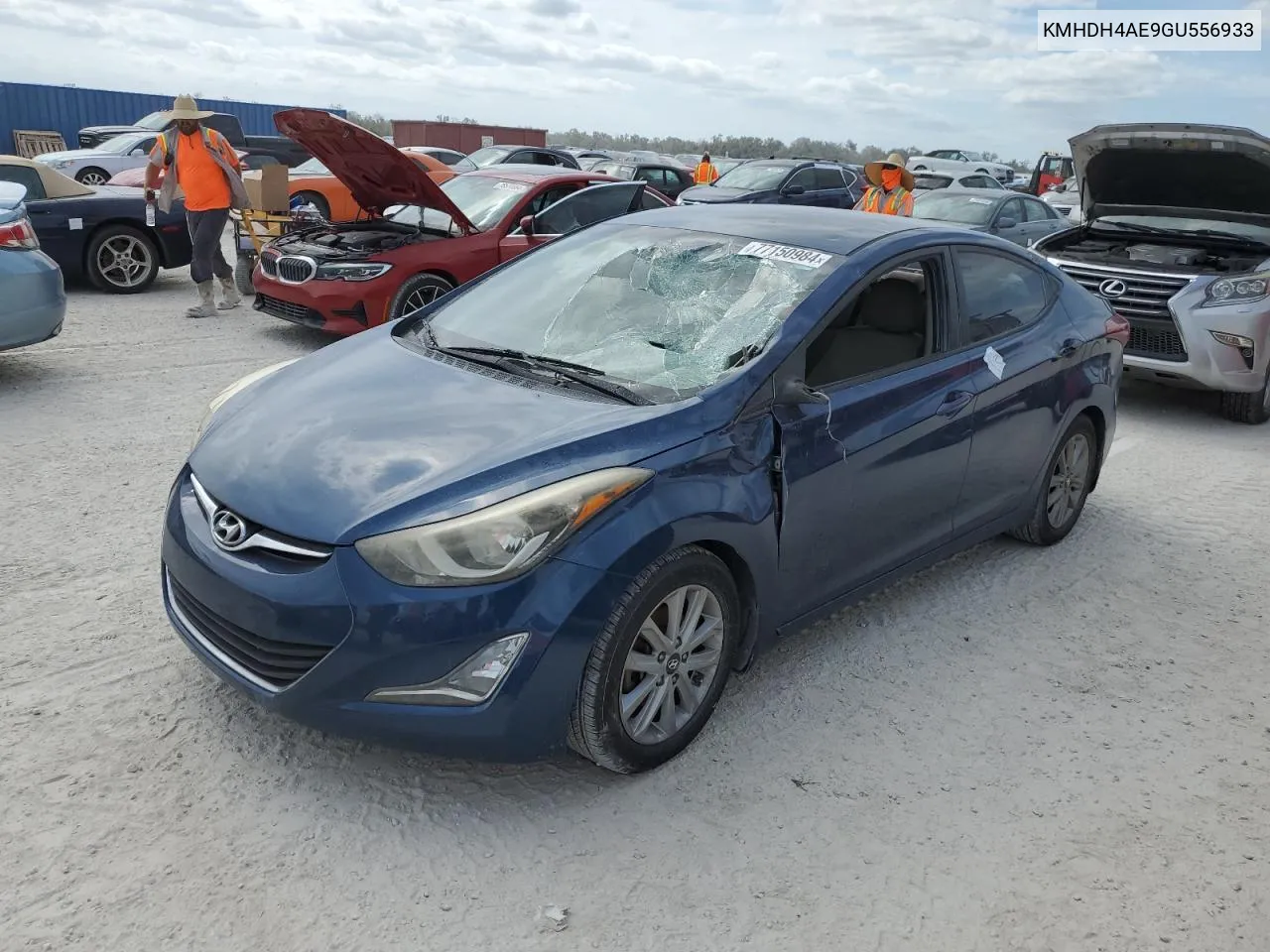 KMHDH4AE9GU556933 2016 Hyundai Elantra Se